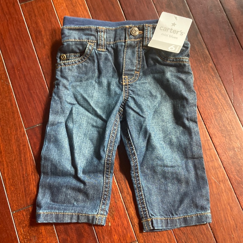 NWT Carters jeans 6 months